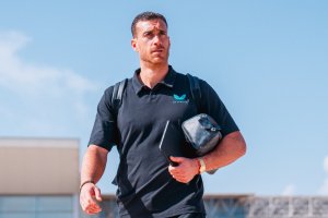 Fernando Martínez ya es todo un referente para los aficionados del Almería y también para sus propios compañeros de vestuario.