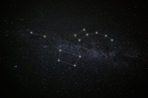 Imagen de archivo de constelaciones.