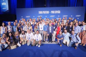 Delegación almeriense en el congreso nacional del PP.