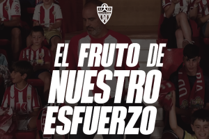 El logo de la campaña de abonos del Almería 25-26.