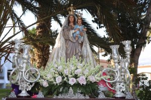 Imagen de la Virgen de las Mercedes, patrona de Balerma.