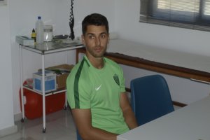 La primera imagen de César de la Hoz en aquel Almería 2018-19 de Fran Fernández.