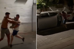 Dos momentos de los vídeos de Vélez-Blanco.