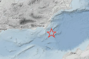 Terremoto registrado hoy lunes, 14 de julio, en Almería