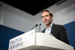 El portavoz del Partido Popular, Borja Sémper, a 16 de junio de 2025, en Madrid.