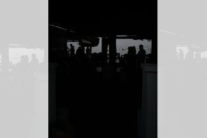 Sin luz en Agua Amarga.