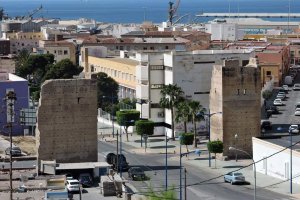 Torreones de Pescadería en la Avenida del Mar.