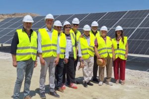 Visita de las autoridades a Cuevas del Almanzora.