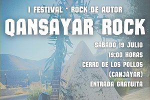 Detalle del cartel del Cansayar Rock.
