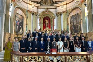 Toma de posesión de la nueva junta de gobierno de la Hermandad del Rocío de Almería.