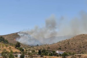 Incendio en Lubrín.