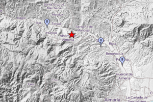 Imagen del IGN del terremoto en Alhama.