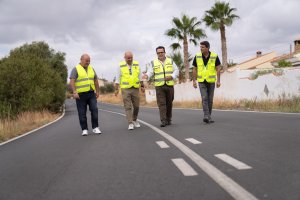 El diputado de Fomento y el alcalde de Huércal-Overa visitan las obras.