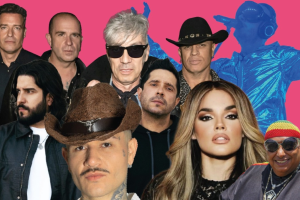 Algunos de los grandes artistas que actuarán en el festival Salinas Sound en Roquetas de Mar.