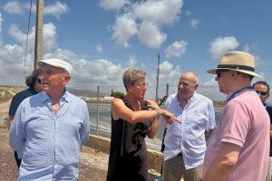 Antonia Flores tenía 6 años cuando las bombas de Palomares de 1966. Flores cerró el Curso de Verano con explicaciones sobre el asociacionismo en Palomares.