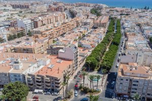 Vista aérea del Paseo de los Baños.