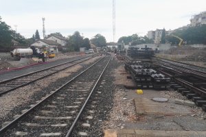 Vía de alta velocidad.