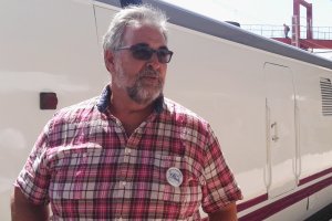José Carlos Tejero Carbonero. Coordinador de la Mesa en Defensa del Ferrocarril de la Provincia de Almería.