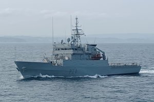 Imagen del Patrullero de Altura Atalaya navegando en una de sus misiones.