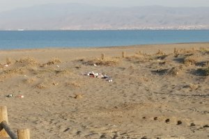 Playa del Charco, en Cabo de Gata.