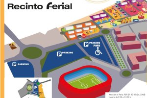 Mapa de la Feria de Almería 2025.