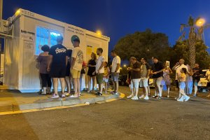 Taquillas para los aparcamientos de la Feria de Almería en años anteriores.