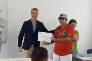 Entrega de diplomas.