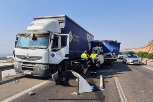 Accidente en la A-7.