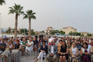 Gallarderos en la presentación de libro de su historia.