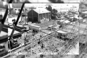 En 1982 las atracciones se instalaron en la explanada de las Almadrabillas, frente a la playa.