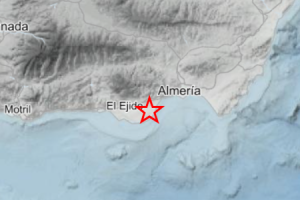 Epicentro del terremoto de esta mañana
