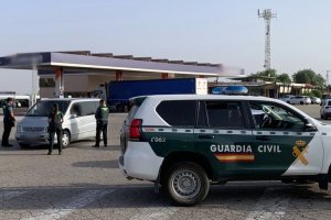 Gasolinera donde la Guardia Civil detuvo al fugitivo.