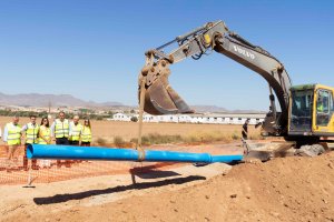 Las obras conectarán Pulpí con Águilas para traer agua a la provincia.