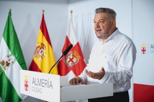 Diego Cruz durante una rueda de prensa