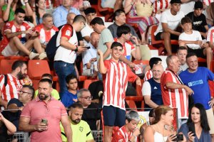 El Almería tiene una afición muy fiel que nunca falla.