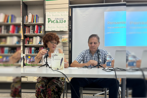 Ignacio Gago durante la presentación de 'Pensamientos', en Picasso.