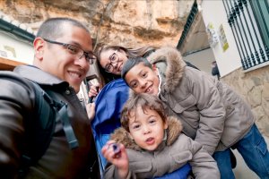 Elisabeth, Daniel y sus dos hijos.