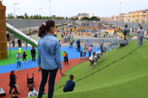 El parque de la infancia de Vícar donde se celebrará la jornada.