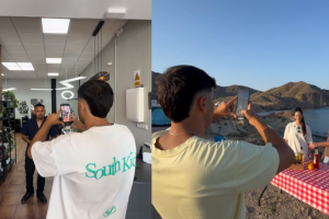 South Creative Lab durante la grabación de algunos de sus vídeos.