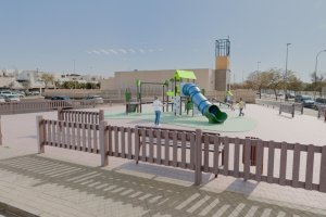 Diseño del parque infantil que se levantará en la Avenida de la Tolerancia