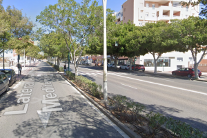 Zona de la Avenida del Mediterráneo en la que ha ocurrido el atropello.