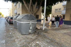 Contenedores en El Tagarete.