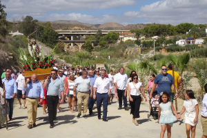 Procesión de San Miguel en Alfaix, en Los Gallardos.