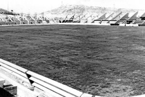 Vista del campo Franco Navarro a comienzos de 1976.