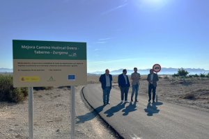 Visita del consejero a las obras del municipio de Zurgena.