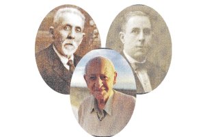 Los tres artistas de apellido Godoy, abuelo, padre y nieto: Emiliano Godoy Godoy (1840-1912); Rafael Godoy Pérez de Perceval (1888-1964); y Dionisio Godoy Rollón (1932) quien está a punto de cumplir los 93 años.