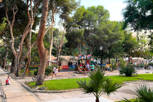 Mantener el arbolado del camping fue uno de los principales objetivos del proyecto.