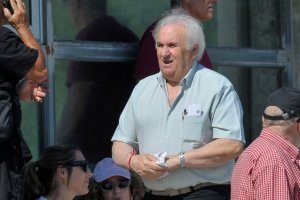 Alfonso García Gabarrón estuvo este domingo en Almería viendo el partido del filial contra su Águilas.