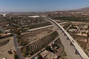 Viaducto del AVE sobre el Río Andarax.