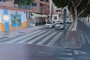 El atropello mortal se produjo en la vía de servicio de la Avenida del Mediterráneo.